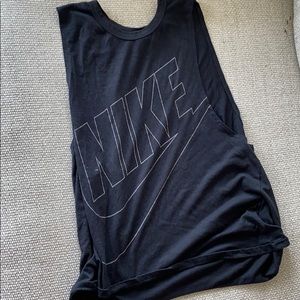 Nike black muscle tee